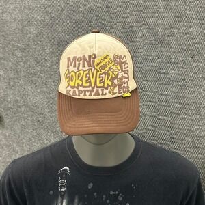 Kapital Mini Forever Mesh Trucker Hat Brown One Size
